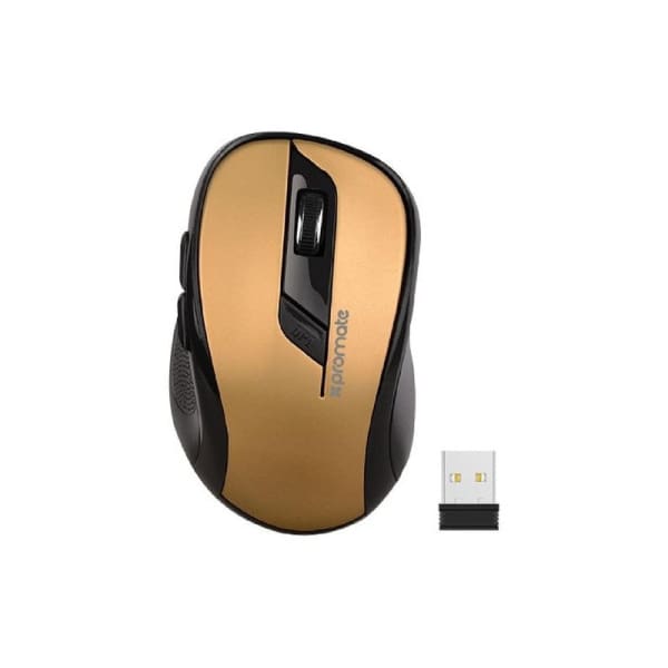 Souris sans fil PROMATE clix-7 - Gold Souris sans fil PROMATE clix-7 - Gold